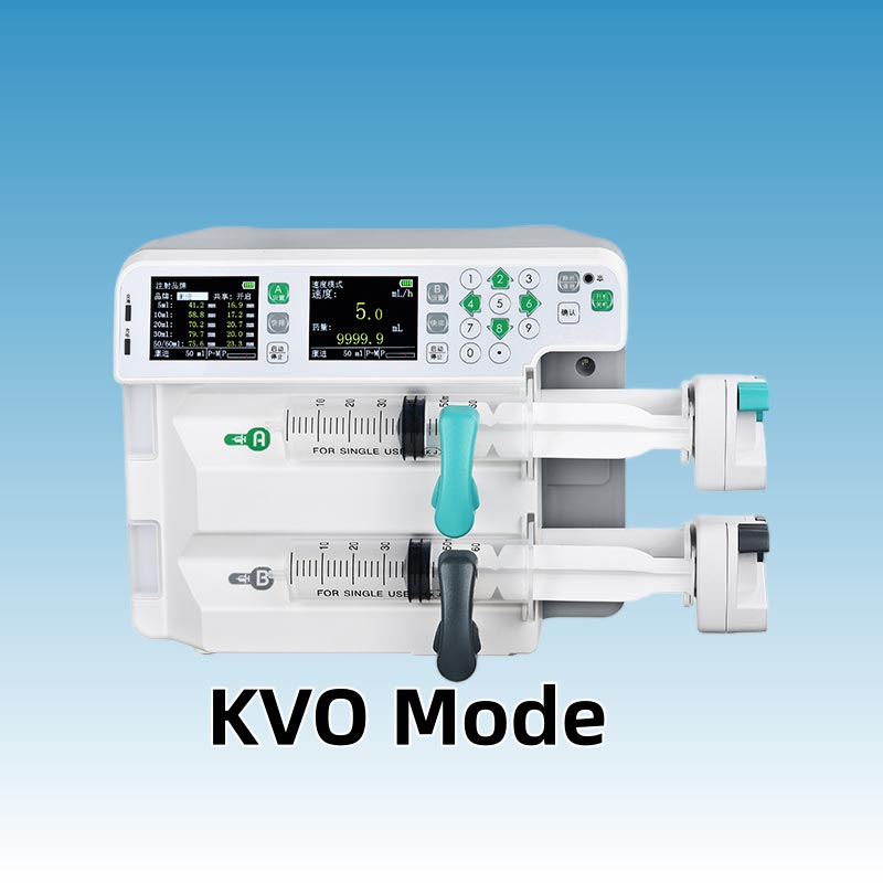 Kétcsatornás fecskendős szivattyú